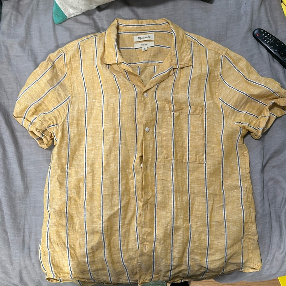 Madewell Easy Fit short sleeve button down